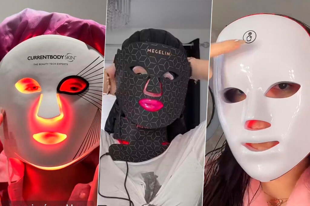 Una moda intrigante se está apoderando de la rutina facial de miles de mujeres en TikTok: las máscaras LED