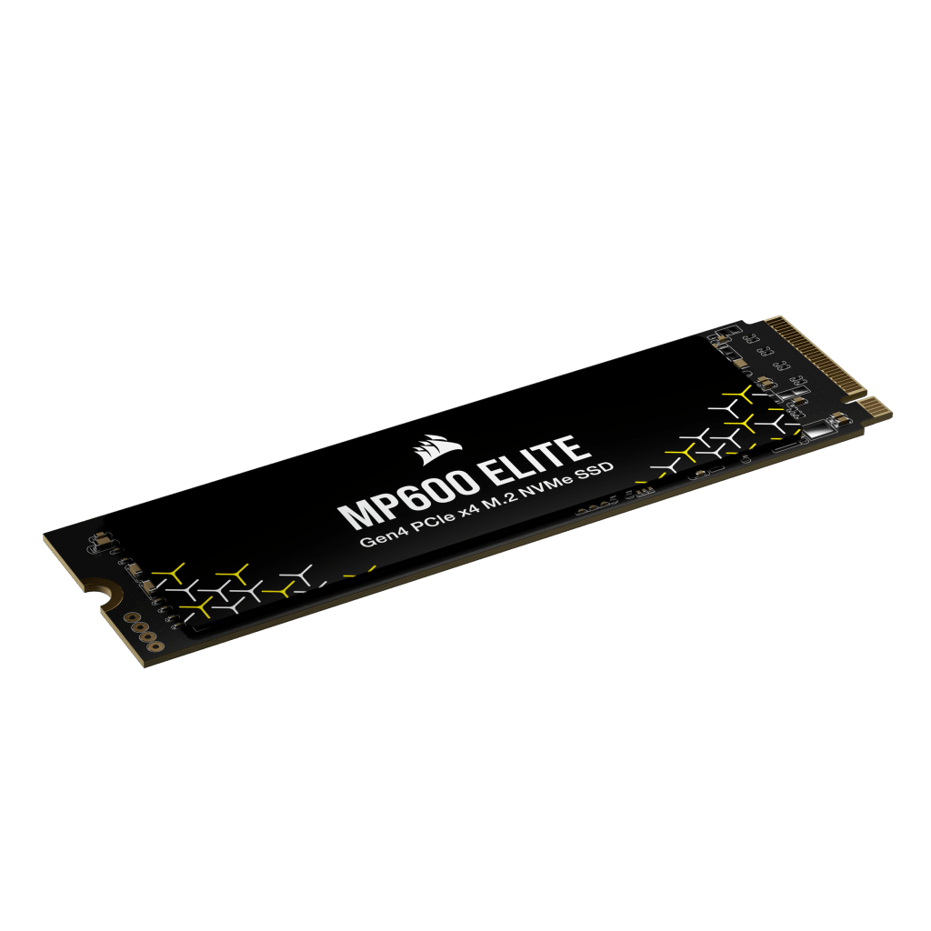 Corsair MP600 Elite SSD NVMe M.2 PCIe Gen4 x4 de 1 TB - M.2 2280 - Lectura Secuencial de hasta 7.000 MB/s - NAND 3D TLC de Alta Densidad - Negro