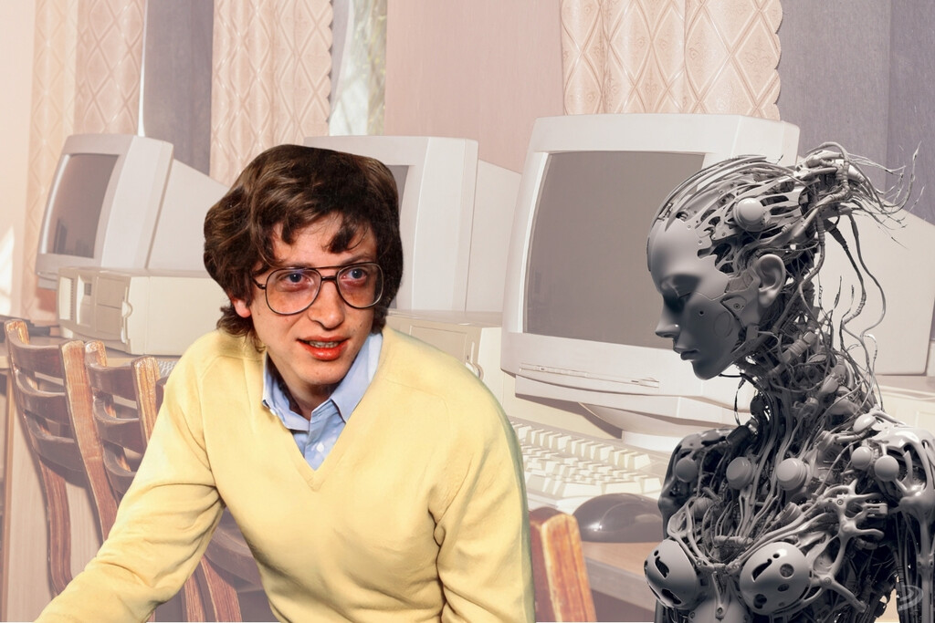En 1975, Bill Gates hizo historia con el primer producto de Microsoft y, 50 años después, la IA apunta a acabar con una parte de su legado