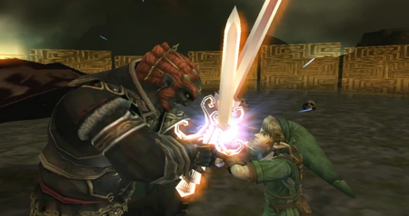 Choque Espadas Link Y Ganondorf Zelda