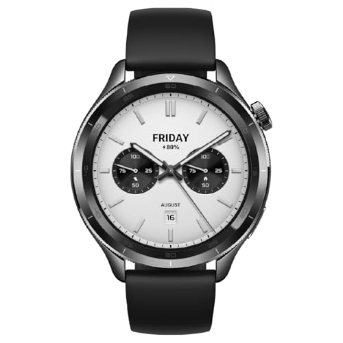 Xiaomi Watch S4, Versión Bluetooth, Modo Deportivo Profesional avanzado, Bisel de Cambio rápido 2.0, Pantalla AMOLED 1.43 Pulgadas Circular, Monitor Frecuencia Cardíaca y Sueño, Negro