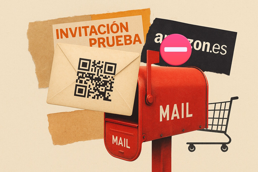 «El buzón físico ya no es un espacio seguro». Porque si encuentras esta carta de Amazon dentro, estás a las puertas de una estafa