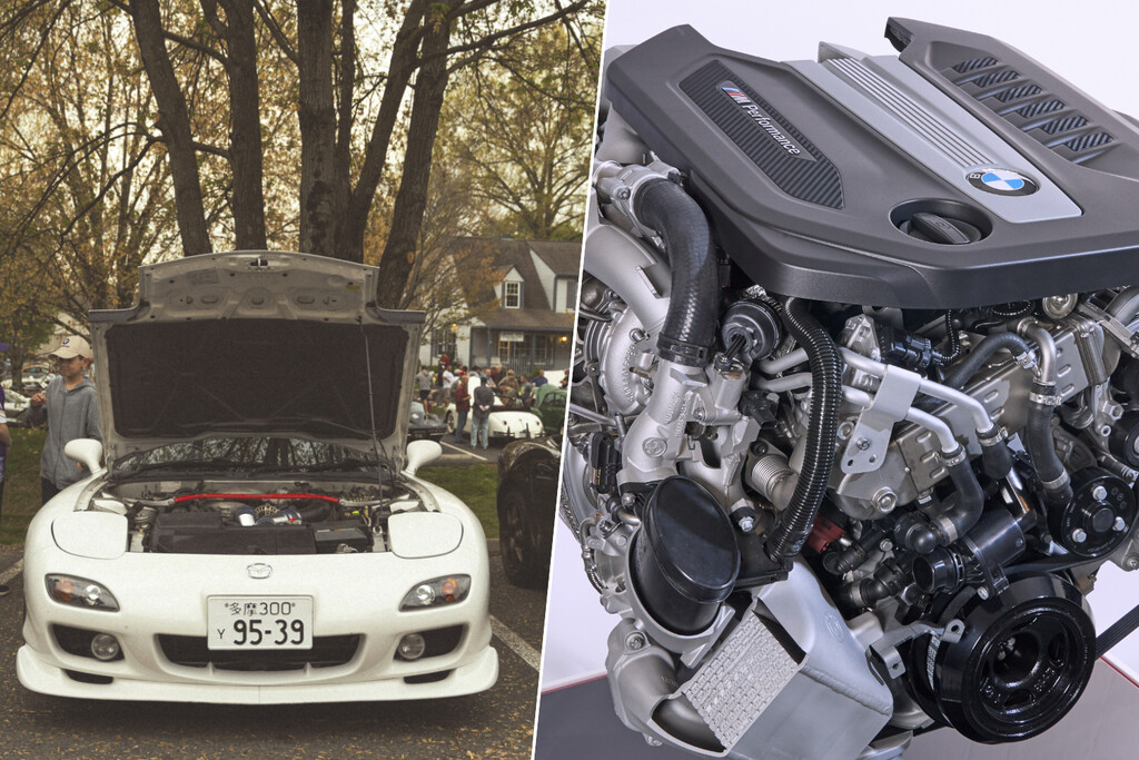 La manera más barata de mantener un Mazda RX-7 es embutirle un motor diésel. Y, sí, hay quien se ha atrevido con ello
