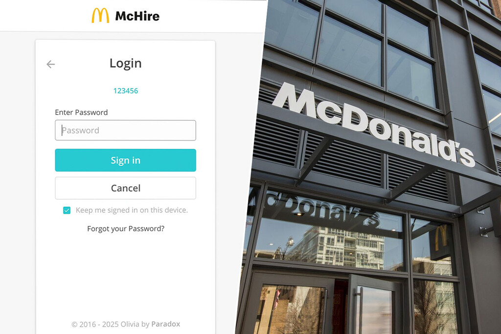 McDonald’s usó un chatbot con IA para reclutar a nuevos empleados. A alguien le pareció que ‘123456’ era una contraseña segura
