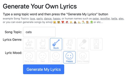 These Lyrics Do Not Exist